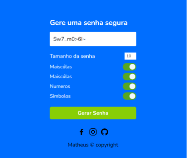 projecto gerador de senha
